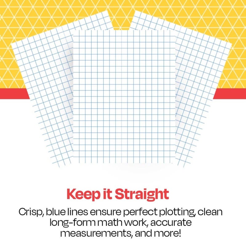 School Smart Graph Papers - 8-1/2 x 11 , 1/4 Rule, Two Sides - Pack of 500, White - Image 2